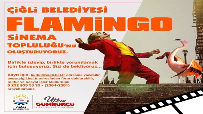 Çiğlili Sinemaseverler Flamingo Sinema Topluluğu’nda Buluşuyor