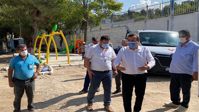 Çocuklar istedi Başkan Batur yaptı
