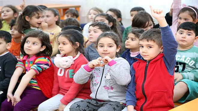 Çocuklara hayvan sevgisi semineri