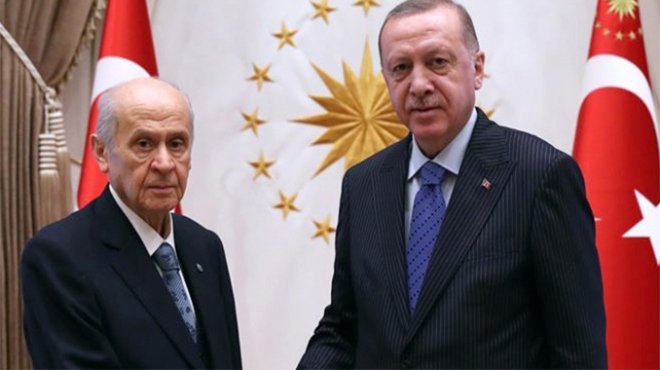 Cumhurbaşkanı Erdoğan, Bahçeli'yi kabul etti