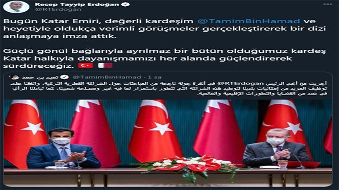 Cumhurbaşkanı Erdoğan: Dayanışmamızı her alanda güçlendirerek sürdüreceğiz