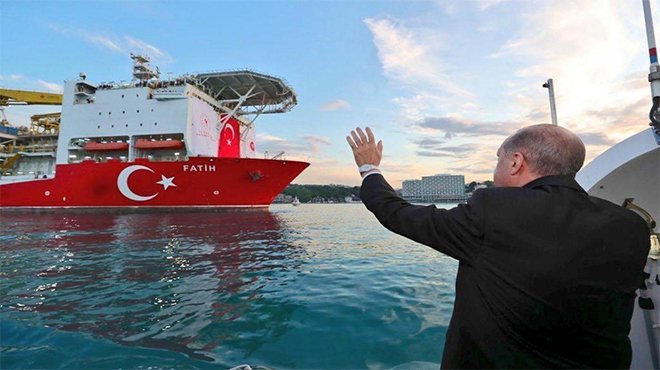 Cumhurbaşkanı Erdoğan Fatih Sondaj Gemisi'nden müjdeyi verdi