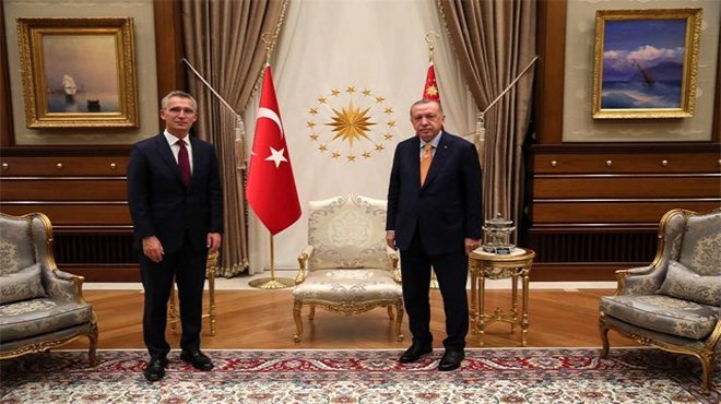 Cumhurbaşkanı Erdoğan'ın Stoltenberg ile görüştü