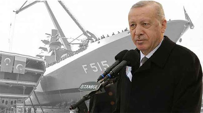 Cumhurbaşkanı Erdoğan: Kendi savaş gemisini yapan 10 ülke içindeyiz