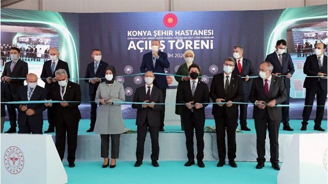 Cumhurbaşkanı Erdoğan Konya şehir hastanesini açtı