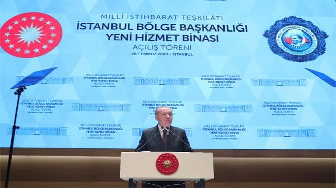Cumhurbaşkanı Erdoğan MİT İstanbul Bölge Başkanlığı Hizmet Binasını açtı  
