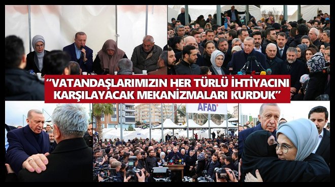 CUMHURBAŞKANI ERDOĞAN, ŞANLIURFA’DA DEPREM BÖLGESİNDE…