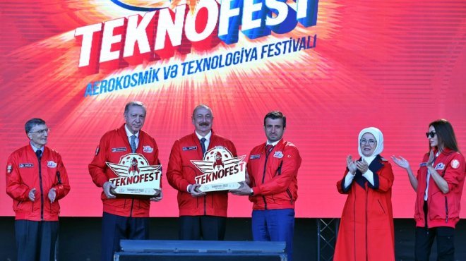 Cumhurbaşkanı Erdoğan, TEKNOFEST Azerbaycan’ın Seçkin Gözlemci Günü’ne katıldı