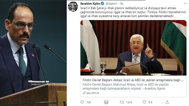 Cumhurbaşkanlığı Sözcüsü Kalın'dan İsrail'e sert tepki