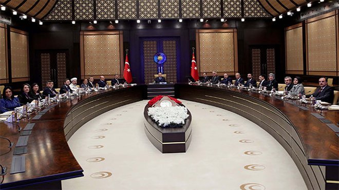 Cumhurbaşkanlığında koronavirüs önlemleri görüşüldü