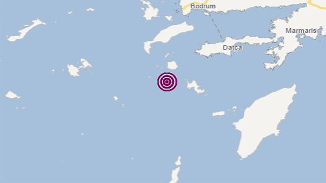 Datça ilçesi depremlerle sallandı