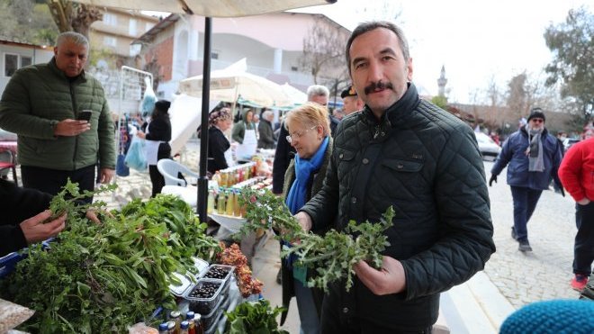  Dayanç, festival alanını dolaştı...
