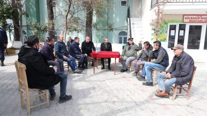 Urla Başkanı'ndan yoğun mesai