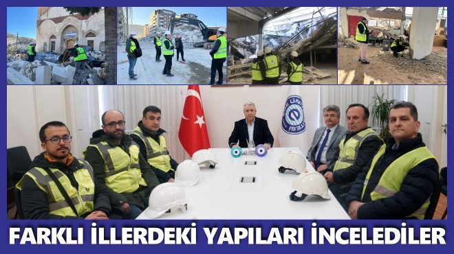 DEPREM BÖLGESİNDE YAPILARI İNCELEYEN EÜ BİLİM EKİBİ İZMİR’E DÖNDÜ