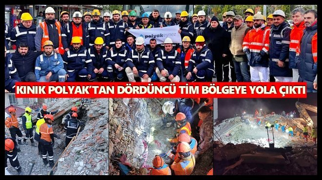 DEPREM BÖLGESİNDEKİ KINIK POLYAK EYNEZ MADENCİLERİNDEN UMUTLU HABER