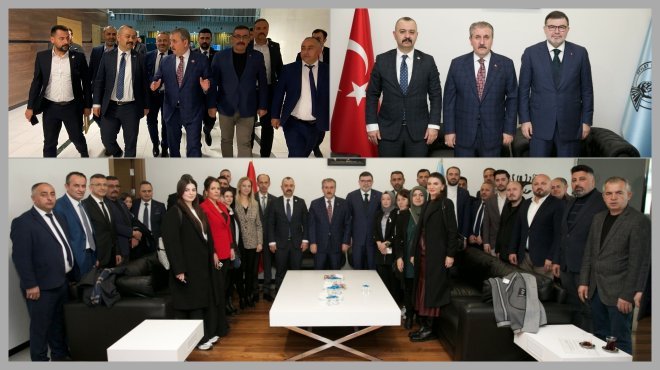 DESTİCİ'Yİ İZMİR'DE HAVALİMANINDA KARŞILADILAR...