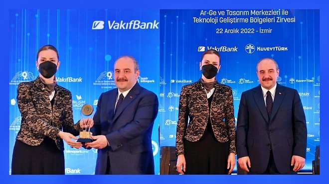 DEÜ’DE GURUR GÜNÜ: DEPARK’A BAKAN VARANK’TAN ÖDÜL