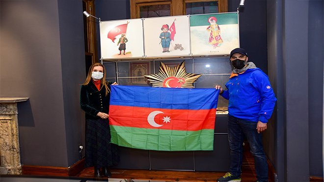 DEÜ’DEN AZERBAYCANLI DAĞCILARA ANLAMLI HEDİYE