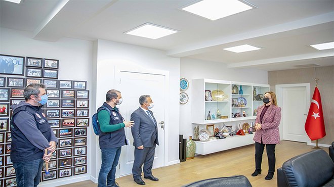 DEÜ KAMPÜS BİNALARI KONTROLDEN GEÇTİ