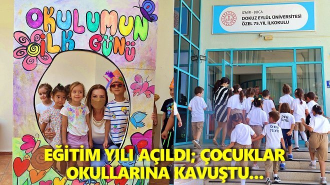 DEÜ'LÜ MİNİKLERİN OKUL HEYECANI