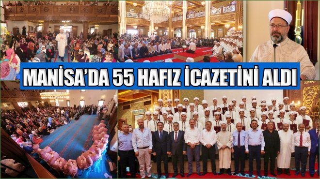 Diyanet İşleri Başkanı Erbaş, Manisa’da hafızlık icazet merasimlerine katıldı