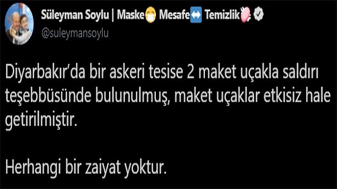 Diyarbakır'da askeri tesise saldırı girişimi