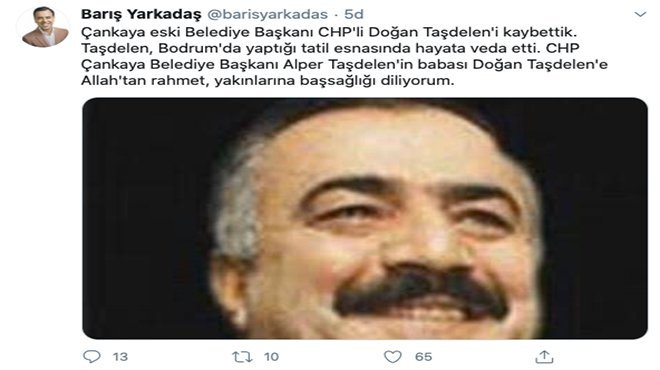 Doğan Taşdelen, Bodrum'da vefat etti