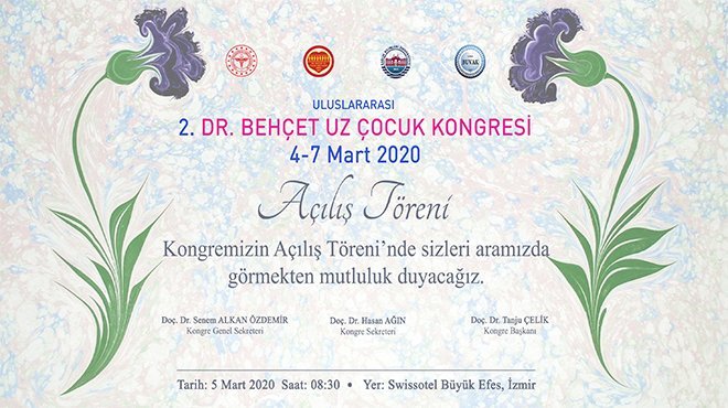 Dr. Behçet Uz Çocuk Kongresi açılışı