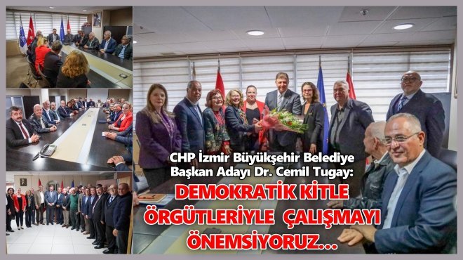 DR. CEMİL TUGAY: HER ZAMAN TARIMDAN YANA OLACAĞIZ!..