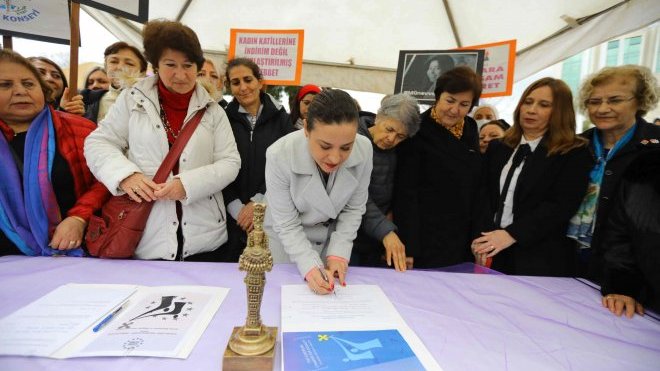 Efes Selçuk’ta Avrupa Yerel Yaşamda Kadın Erkek Eşitliği Şartı imzalandı