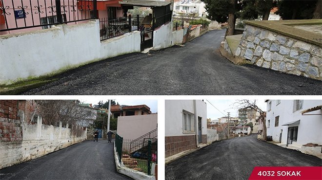 EFES SELÇUK’TA BOZULAN YOLLAR YENİDEN ASFALTLANIYOR