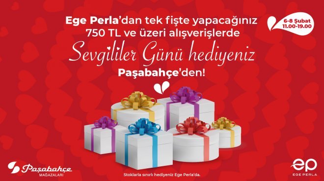 EGE PERLA’DA TEK SEFERDE 750 TL ALIŞVERİŞE PAŞABAHÇE’DEN SÜRPRİZ HEDİYELER