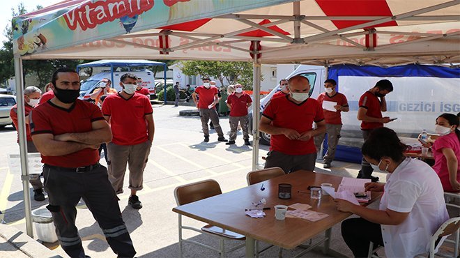 EGE SERBEST BÖLGESİNDE DE AŞILAMA BAŞLADI