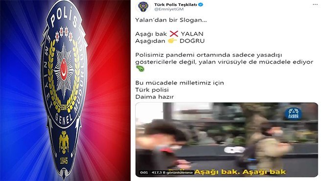 EGM'den aşağı bak iddiasına yalanlama