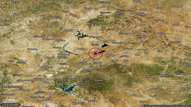 Elazığ'da 4.6 büyüklüğünde deprem oldu! 