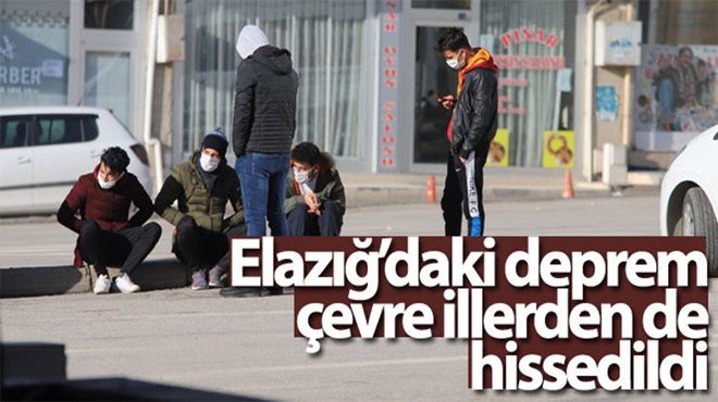 ELAZIĞ'DA 5.3 ŞİDDETİNDE DEPREM