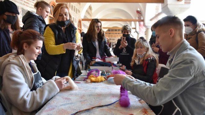 Erasmus öğrencileri Kurşunlu Han’da keyifli bir gün geçirdi