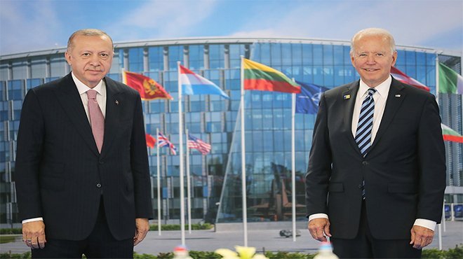 Erdoğan ve Biden ilk kez Brüksel'de bir araya geldi