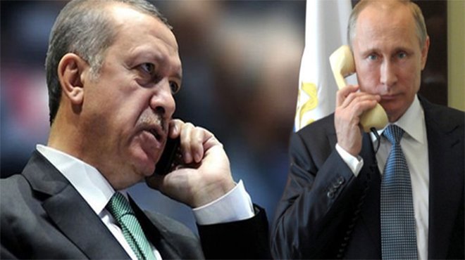 Erdoğan ve Putin ile görüştü