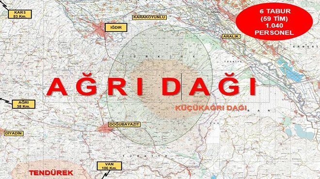 Eren-3 Ağrı Dağı Operasyonu başlatıldı