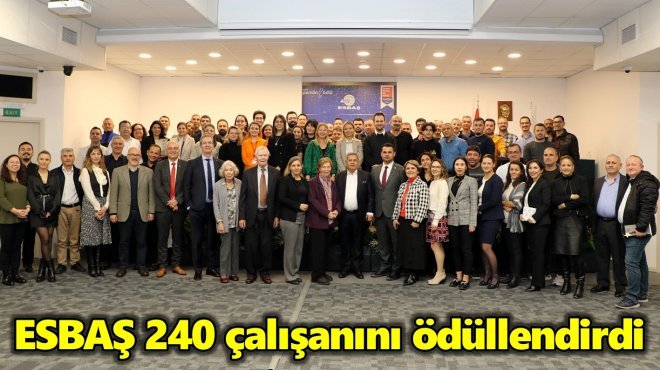 ESBAŞ’TA ÖDÜL MEVSİMİ