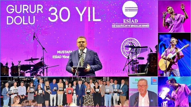 ESİAD 30. YILINI COŞKUYLA KUTLADI, KARABAĞLI VEDA MESAJI VERDİ...