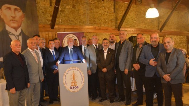 Esnaf odalarından Mutlu’ya büyük destek…