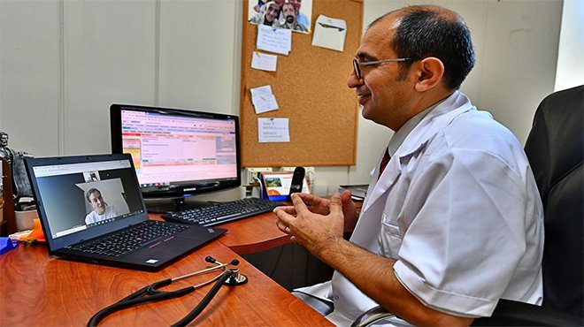 Eşrefpaşa Hastanesi'nde görüntülü hekim dönemi