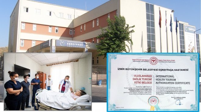Eşrefpaşa Hastanesi’nde uluslararası hizmet dönemi