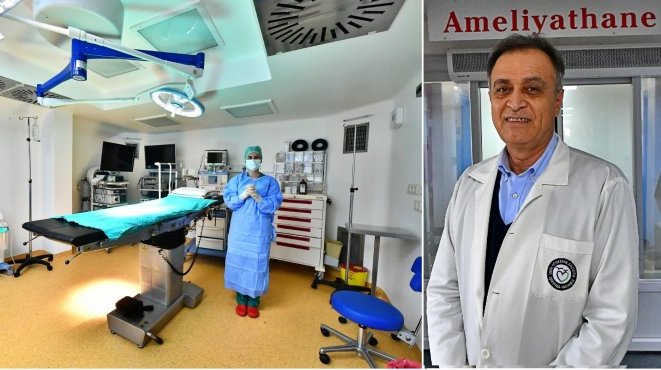 Eşrefpaşa Hastanesi ameliyathanesi yeniden hizmette...