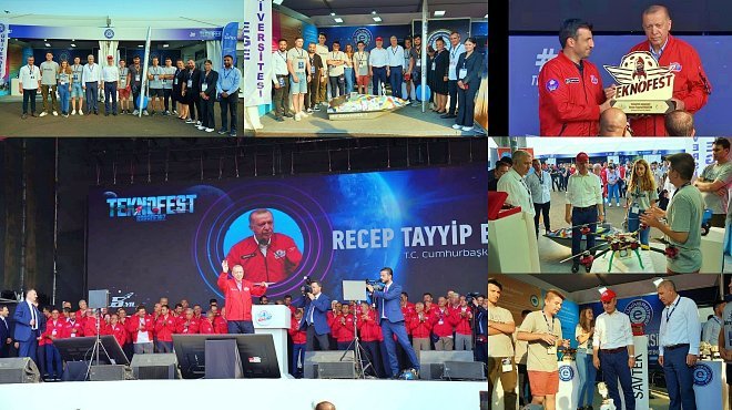 TEKNOFEST KARADENİZ 2022 ÖDÜL TÖRENİNE EÜ REKTÖRÜ DE KATILDI