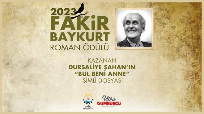 FAKİR BAYKURT ROMAN ÖDÜLÜ'NÜN 2023 YILI KAZANANI BELLİ OLDU