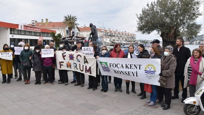 Foça Kent Konseyi: Savaşa Hayır!