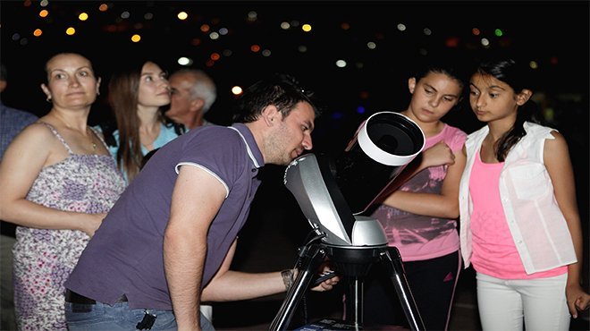 Fotoğraf ustalarına Astrofotoğrafçılık dersi